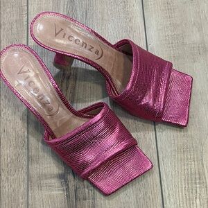 Anthropologie- 38/7, Vicenza, Pink Heeled Sandals